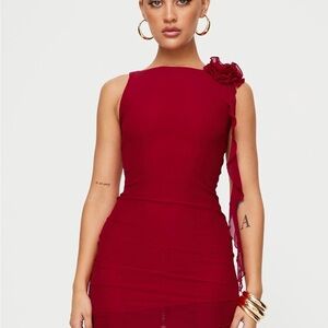 Princess Polly Bold Red Mini Dress